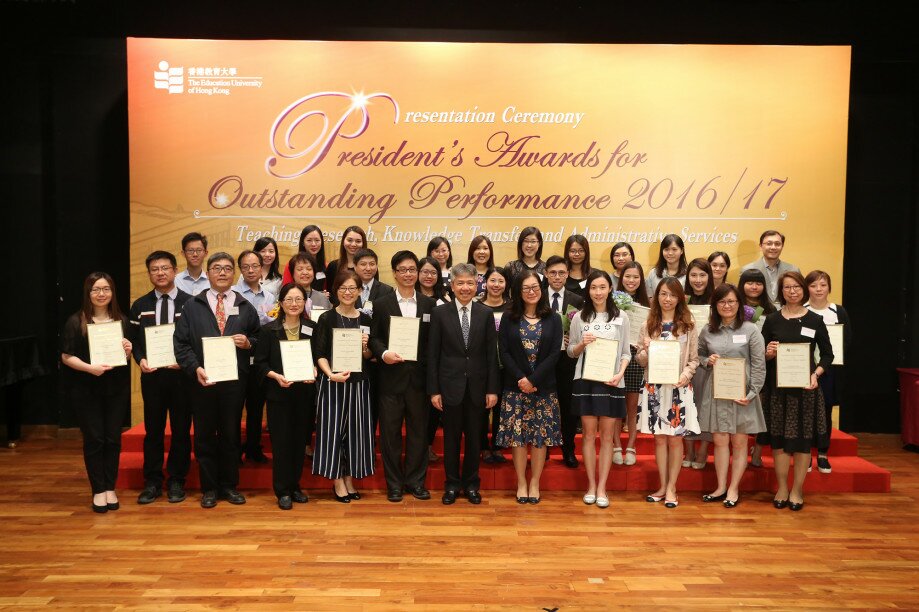 Awardees of Outstanding Performance in Administrative Services