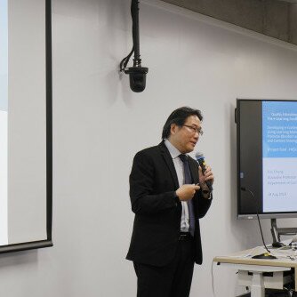 Presentation session by Dr Eric Cheng Chi-keung, Associate Professor, Department of Curriculum and Instruction, and Associate Dean of Quality Assurance and Enhancement, Faculty of Education and Human Development