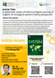 A systematic review of Informal Digital Learning of English: An ecological systems theory perspective