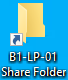 The image illustrate the share folder icon