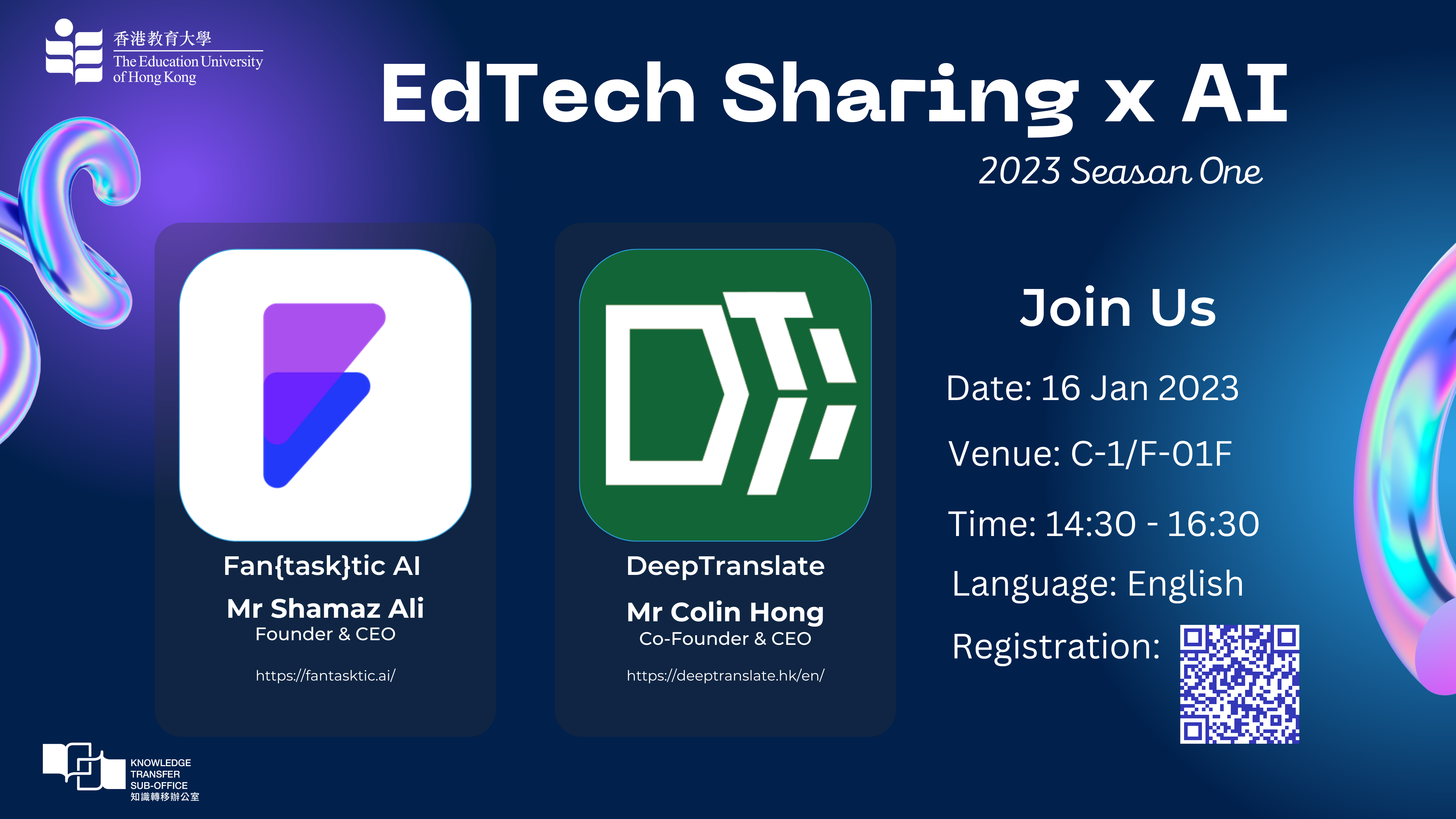 EdTech Sharing x AI 2023 | Knowledge Transfer