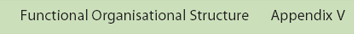 Functional Organisational Structure