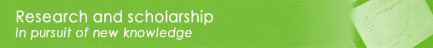 Research and scholarship