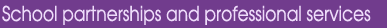 School partnerships and professional services