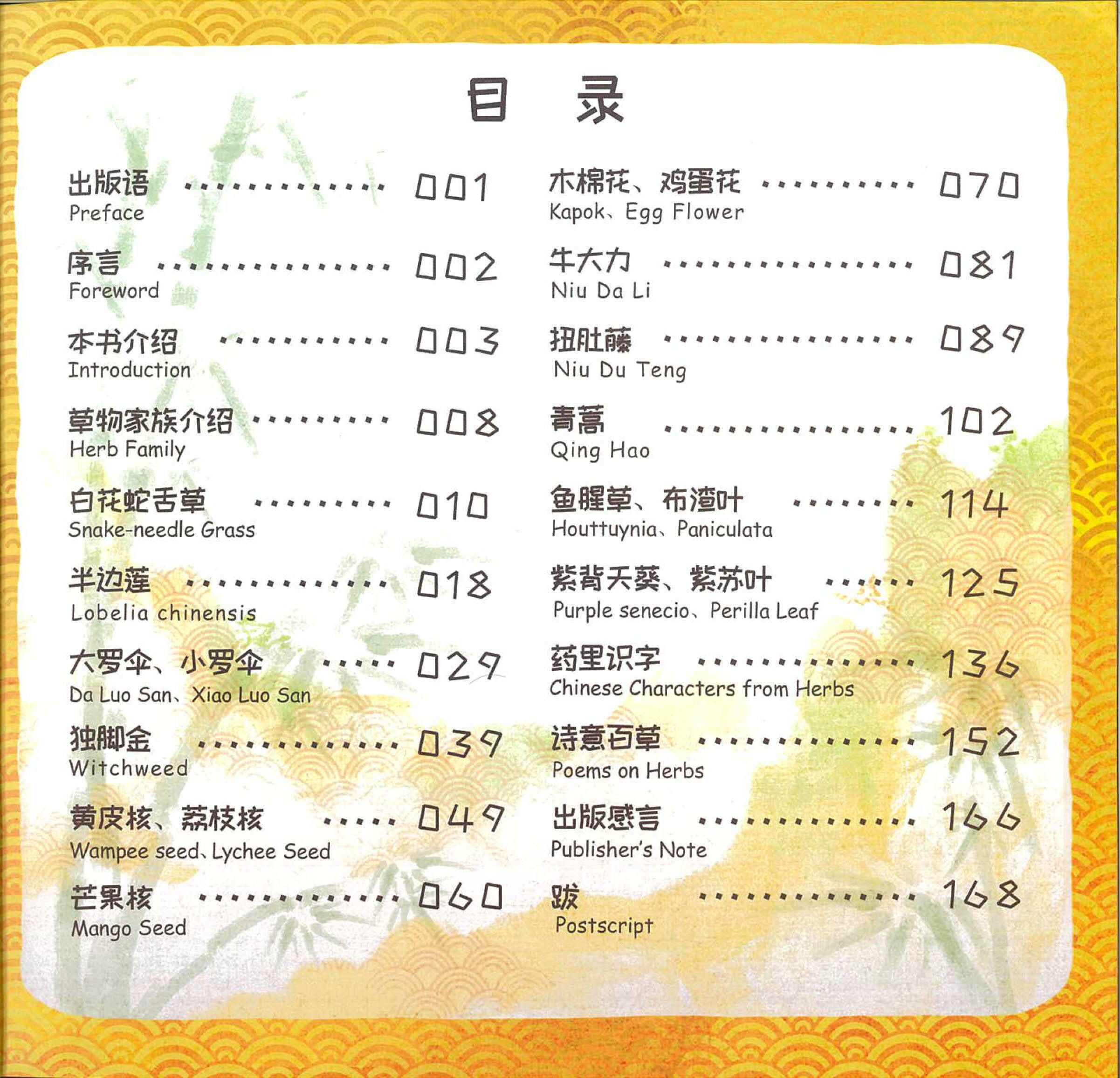 草物素問