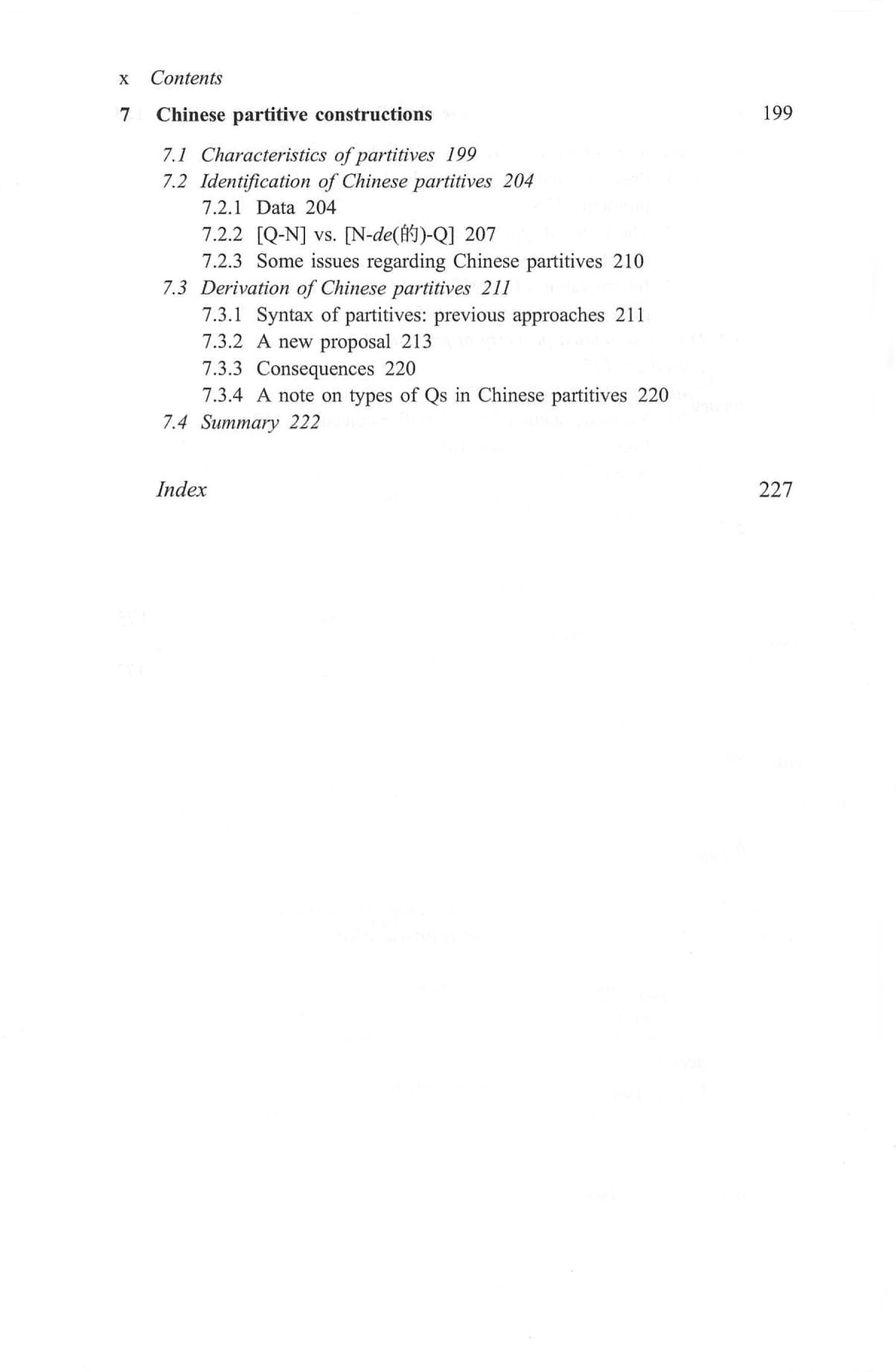 Partition and Quantity: Numeral Classifiers, Measurement, and Partitive Constructions in Mandarin Chinese