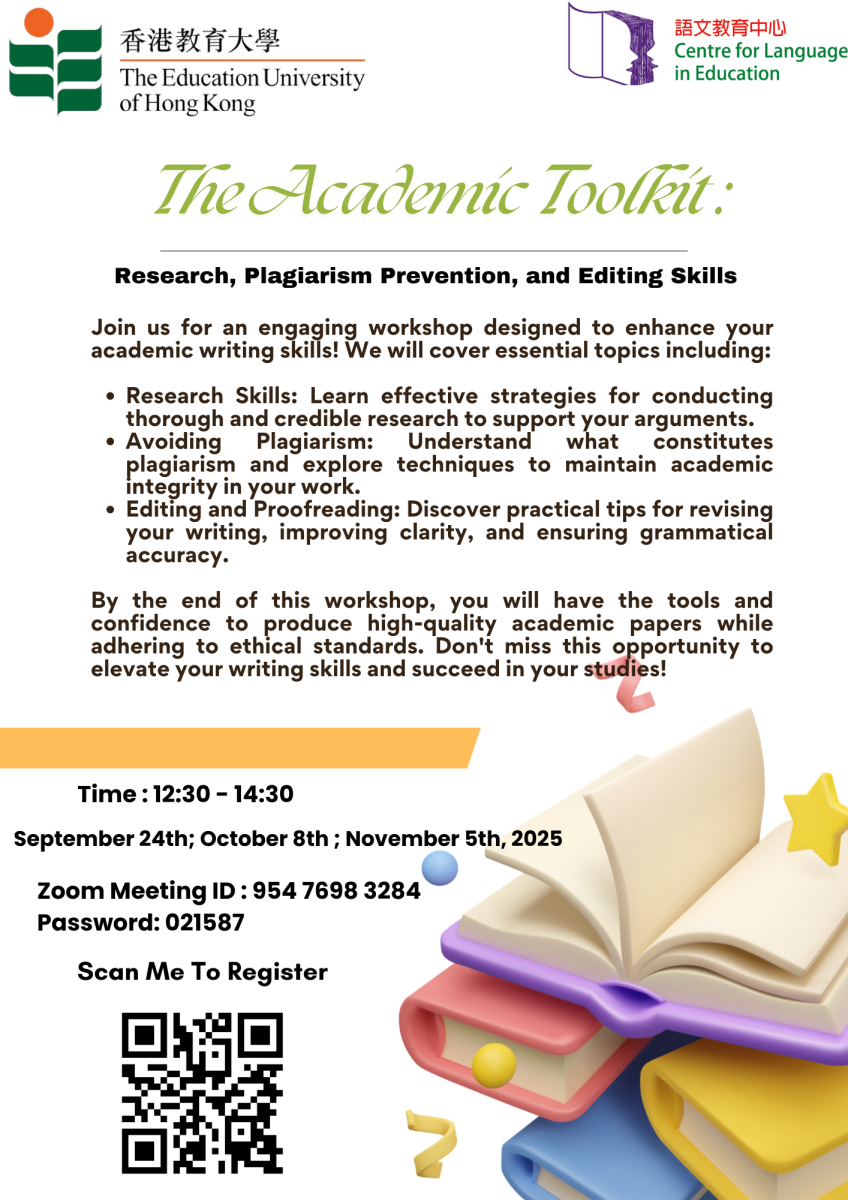 The Academic Toolkit: Research, Plagiarism Prevention, and Editing Skills