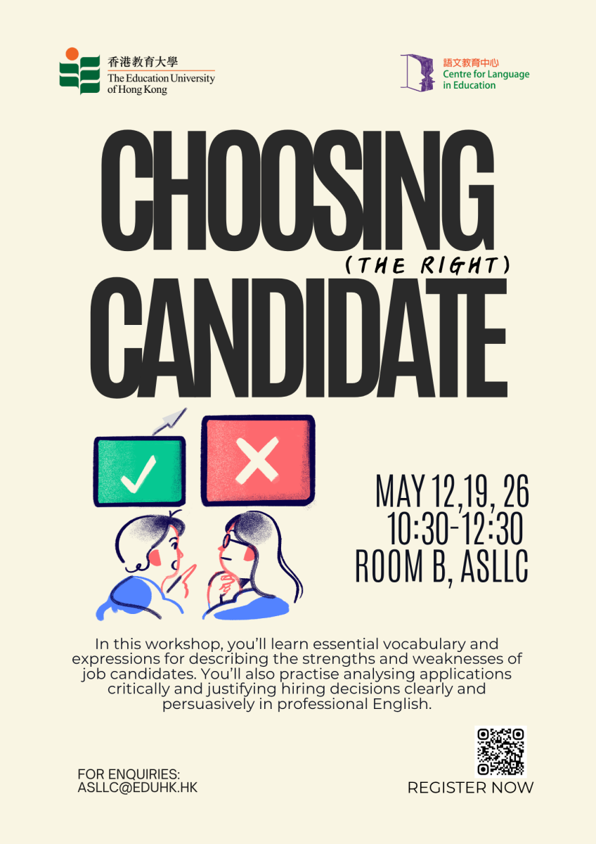 Choosing the Right Candidate