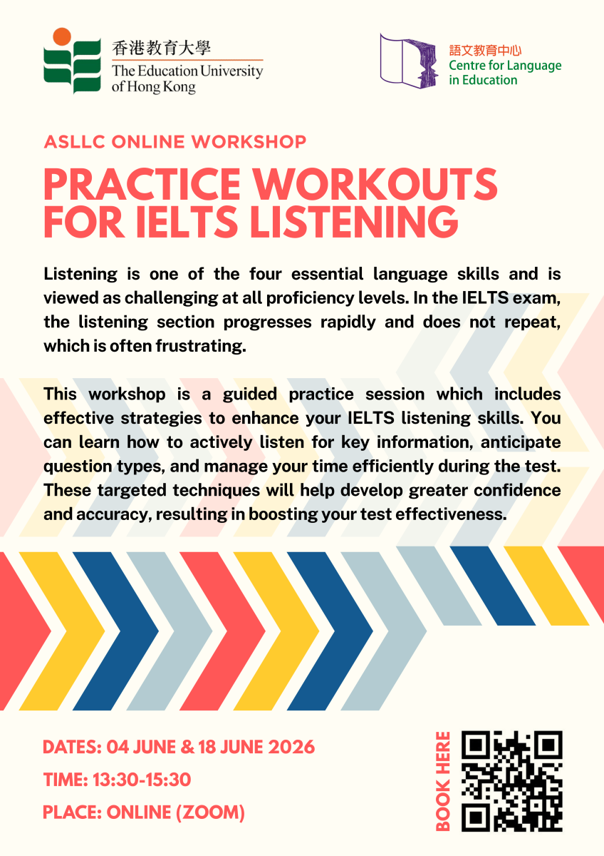 Practice Workouts for IELTS Listening