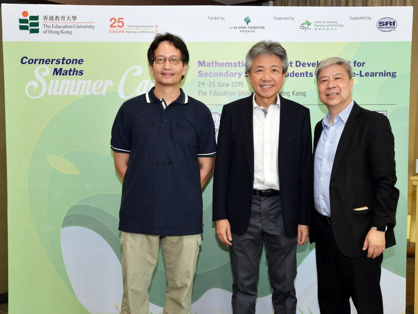 EdUHK Professor Stephen Cheung Yan-leung says he is delighted with the success of Cornerstone Maths.