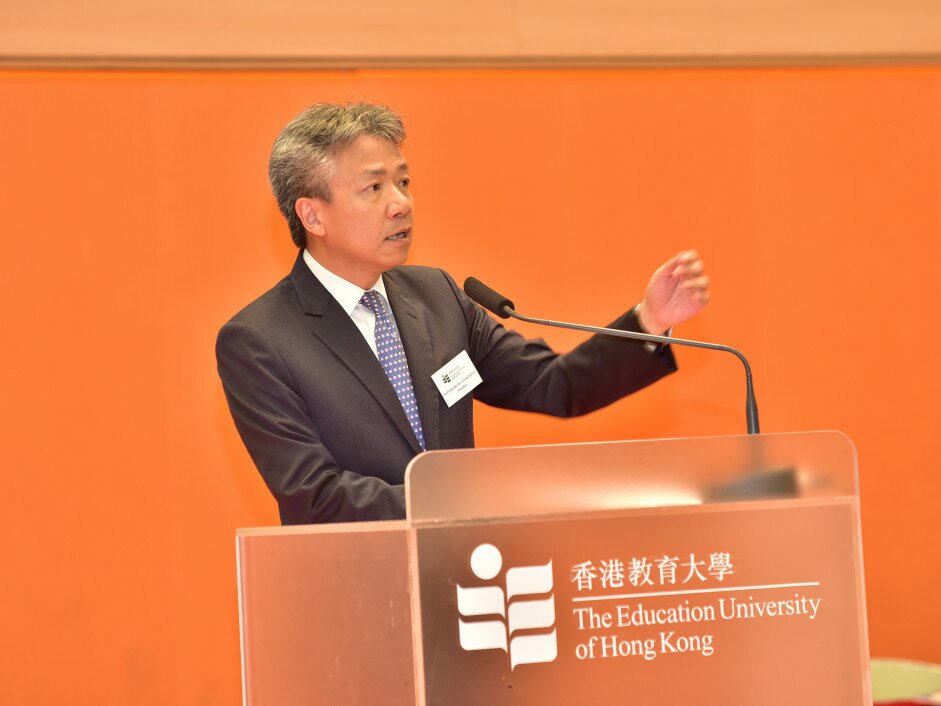 EdUHK President Professor Stephen Cheung Yan-leung says he is pleased to meet the new students in a new format.