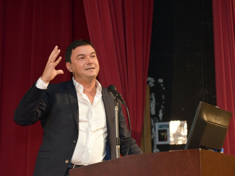 Professor Thomas Piketty gives a lecture on the increasing threat of rising inequality and wealth disparity amid globalisation at EdUHK.