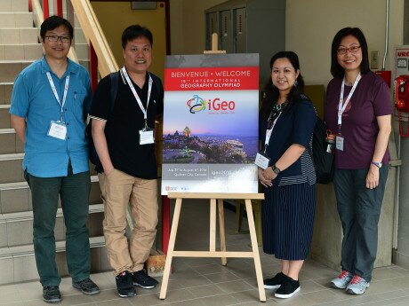为迎接首次于本港举行的iGeo，教大派出由地理专家组成的代表团于本年7月31日至8月6日远赴加拿大魁北克市，于赛事举行期间进行交流。