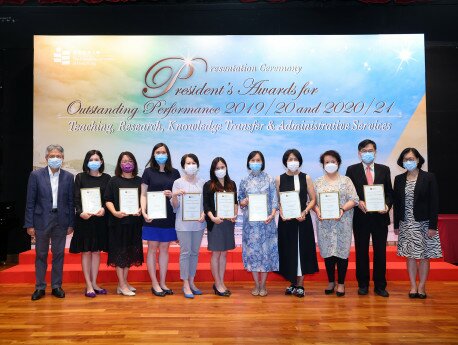 Awardees of Outstanding Performance in Administrative Services 2019/20.