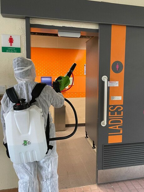 EdUHK Cleaning Staff at the Forefront in Protecting against the Pandemic