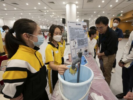 參與是次展覽的學生圍繞水資源管理進行探究，並應用不同的學科知識及STEM方式提出創新的改善方案