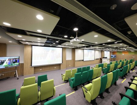 A lecture theatre which can accommodate over 100 people