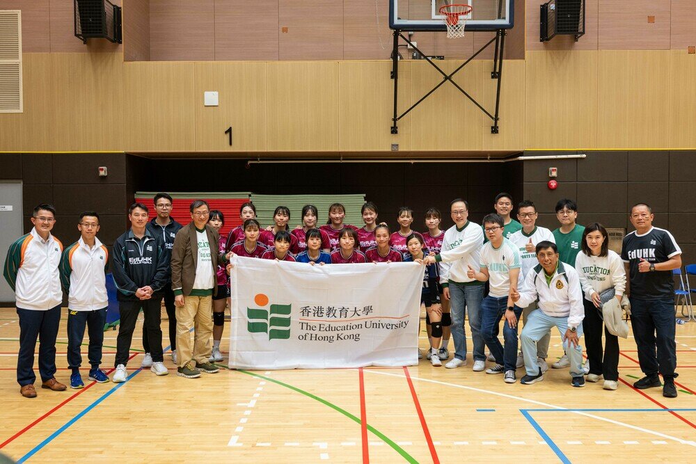 教大女子排球队大专排球赛夺亚军