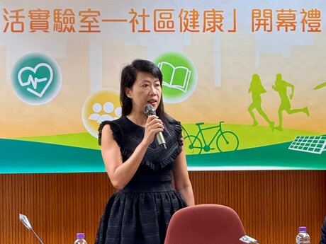 大埔民政事務專員陳巧敏女士致辭