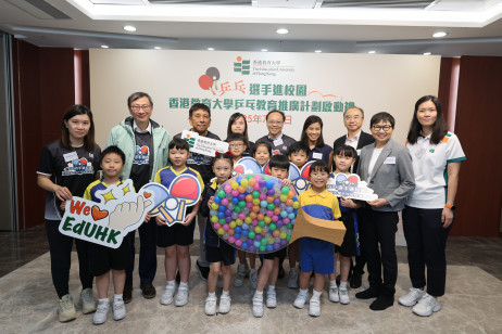 Group photo of the participating school and the EdUHK team
