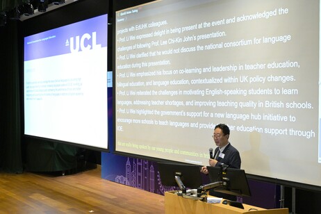 IOE-UCL院长、应用语言学讲座教授李嵬教授发表主题演讲