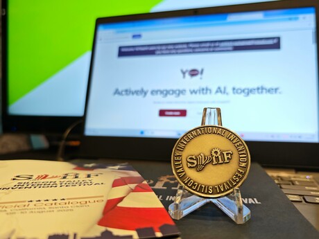 Dr Fridolin Ting’s project YoChatGPT!: Unleashing the Power of Collaborative AI – winner of a Silver Medal