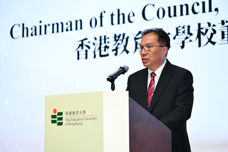Council Chairman Dr David Wong gives a welcome address