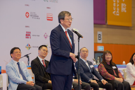 教大校長李子建教授致歡迎辭