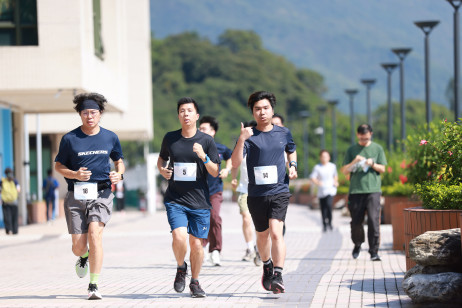 參加者沿途互相打氣