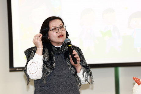 Joey项目负责人、教大协理副校长（学术质素保证）及心理学系教授杨少诗教授介绍研发详情