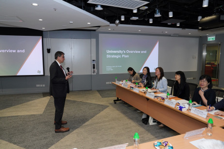 President Professor John Lee Chi-Kin gives an overview of the University and introduces EdUHK’s Strategic Plan