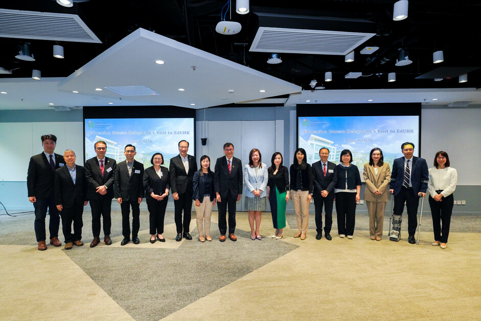 EdUHK welcomed Ms May Chan Wing-shiu, Permanent Secretary for Education and delegation to its Tai Po Campus on 9 April