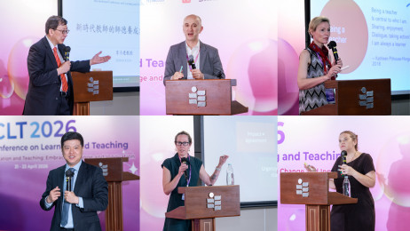 来自中国香港、中国内地、英国、美国、澳洲、南非及新加坡等地的主旨讲者与现场观众分享师资培育的最新趋势