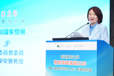 Hon Professor Starry Lee Wai-king delivers the keynote speech