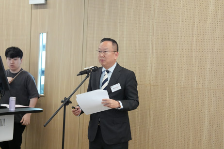 The Hon Rock Chen Chung-nin, Hong Kong Deputy to the 14th NPC and Member of the Hong Kong Legislative Council, delivers keynote speech 