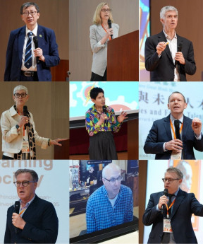 九位主讲嘉宾分别于现场及线上进行演说