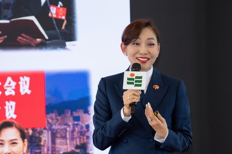 Ms Cally Kwong, Deputy to the 13th and 14th National People’s Congress, Executive President of the Association For Betterment of Hong Kong’s Entertainment Industry in Mainland China, and member of the HKSAR Government’s “Working Group on Patriotic Educati