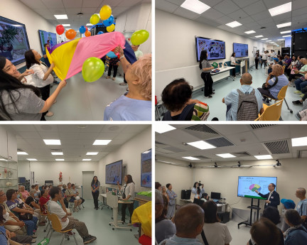 Elderly participants visit the University Research Facility for Human Behavioral Neuroscience (UHBN) and the Occupational Therapy Education & Research Centre