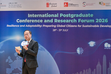 EdUHK Vice President (Research and Development) Professor Chetwyn Chan Che-hin welcomes attendees