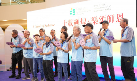 The Choir from The New Voice Club of Hong Kong performs