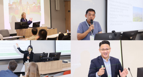 Scholars from various institutions share their research findings on sustainable development and emerging technologies