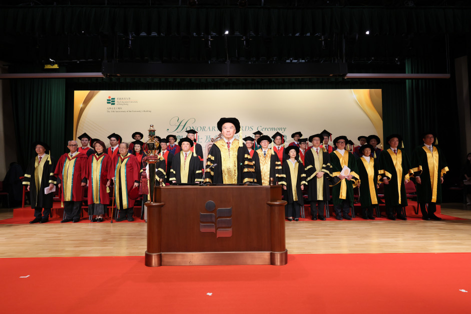 The Education University of Hong Kong holds the Honorary Doctorate and Honorary Fellowship Conferment Ceremony on its Tai Po campus