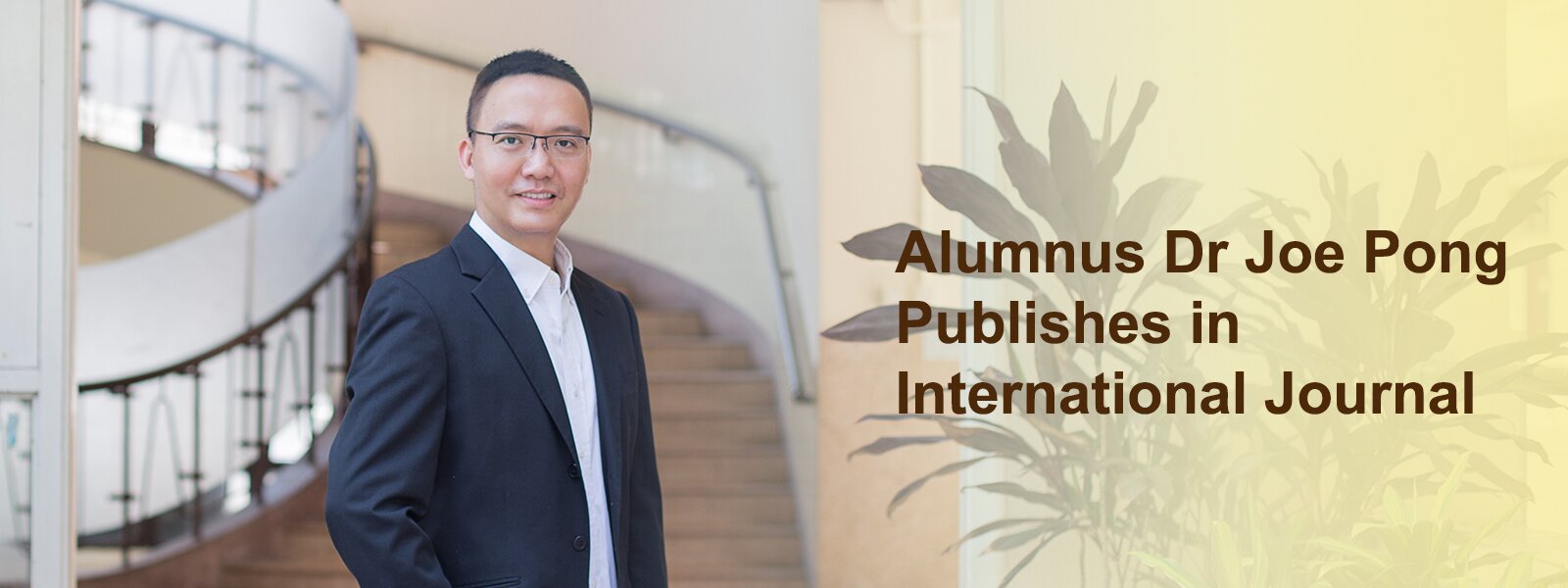 Alumnus Dr Joe Pong Publishes in International Journal