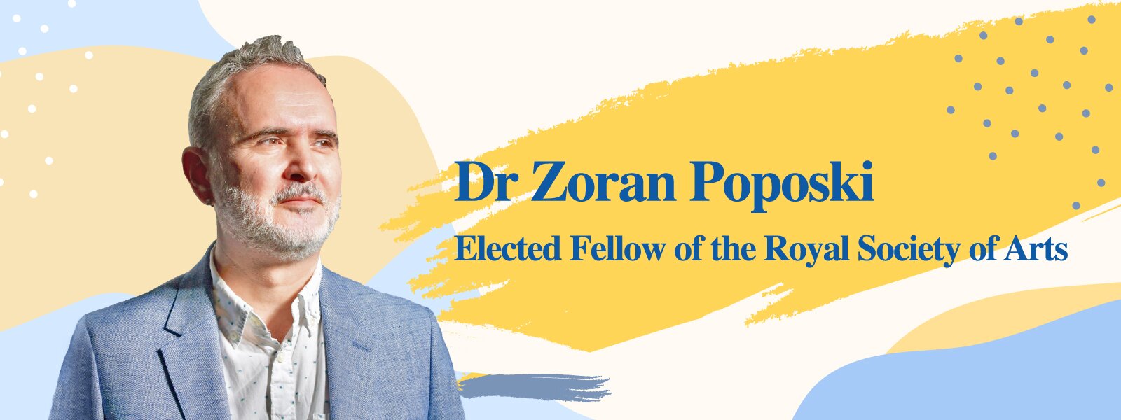 Dr Zoran Poposki Elected Fellow of the Royal Society of Arts