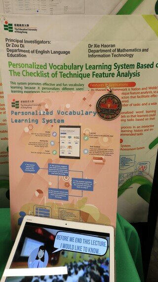 Personalized Vocabulary Learning System Based on the Checklist of Technique Feature Analysis