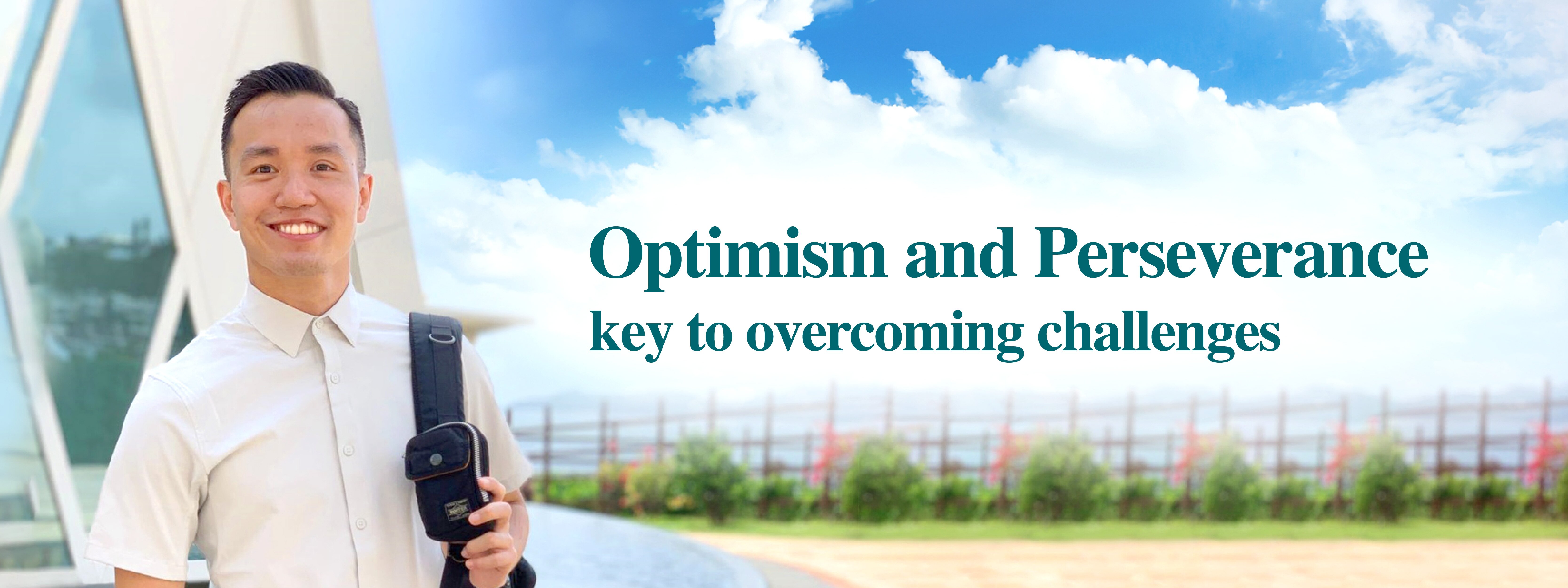 Optimism and perseverance key to overcoming challenges