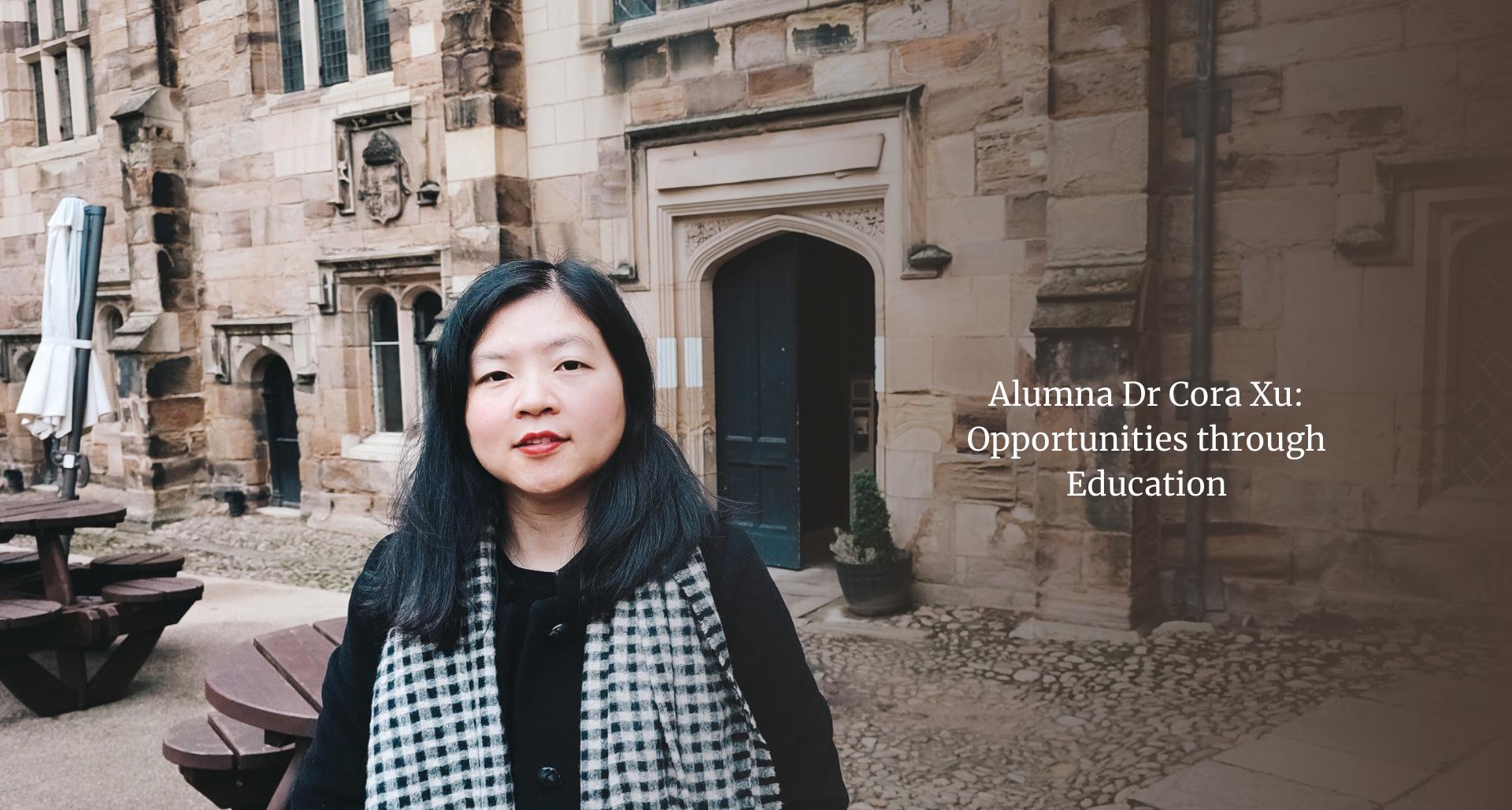 Alumna Dr Cora Xu: Opportunities through Education