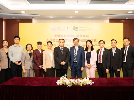 复旦大学校长金力院士率团访问教大两校签署合作协议　开启沪港顶尖高校协作新阶段