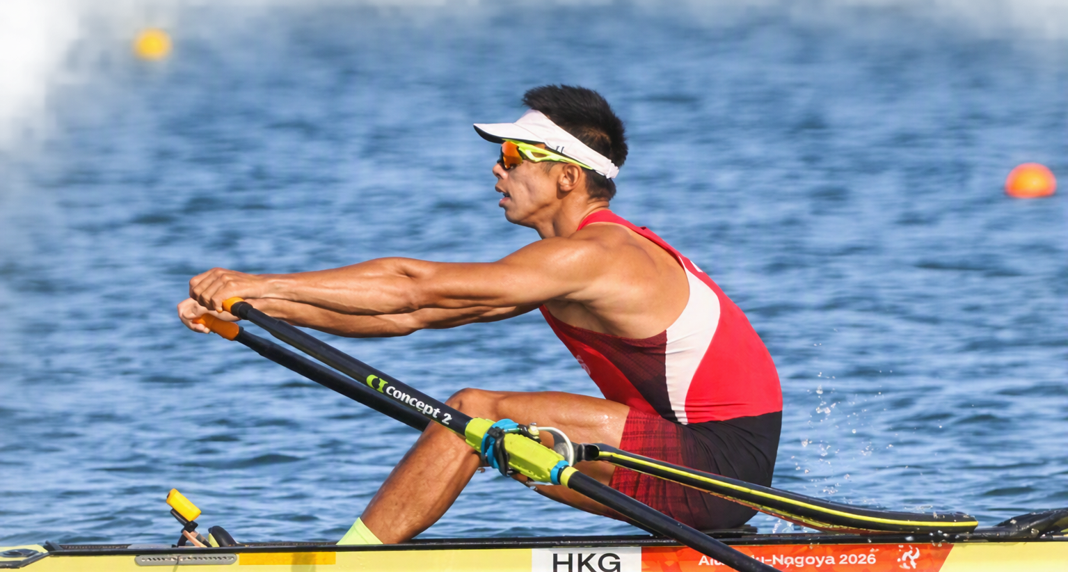 EdUHK Elite Athlete Student Chiu Hin-chun Winning Gold in the Lightweight Men’s Single Sculls at 2026 Asian Games