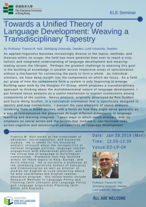 Towards a Unified Theory of Language Development: Weaving a Transdisciplinary Tapestry